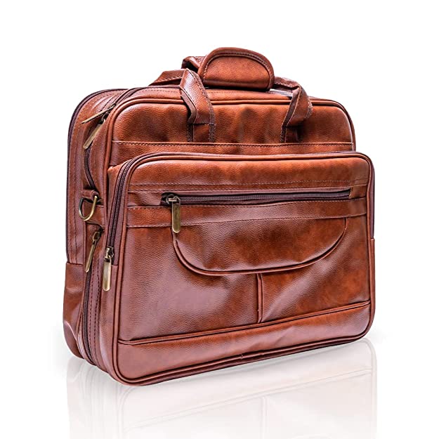 Office Laptop Leather Bag